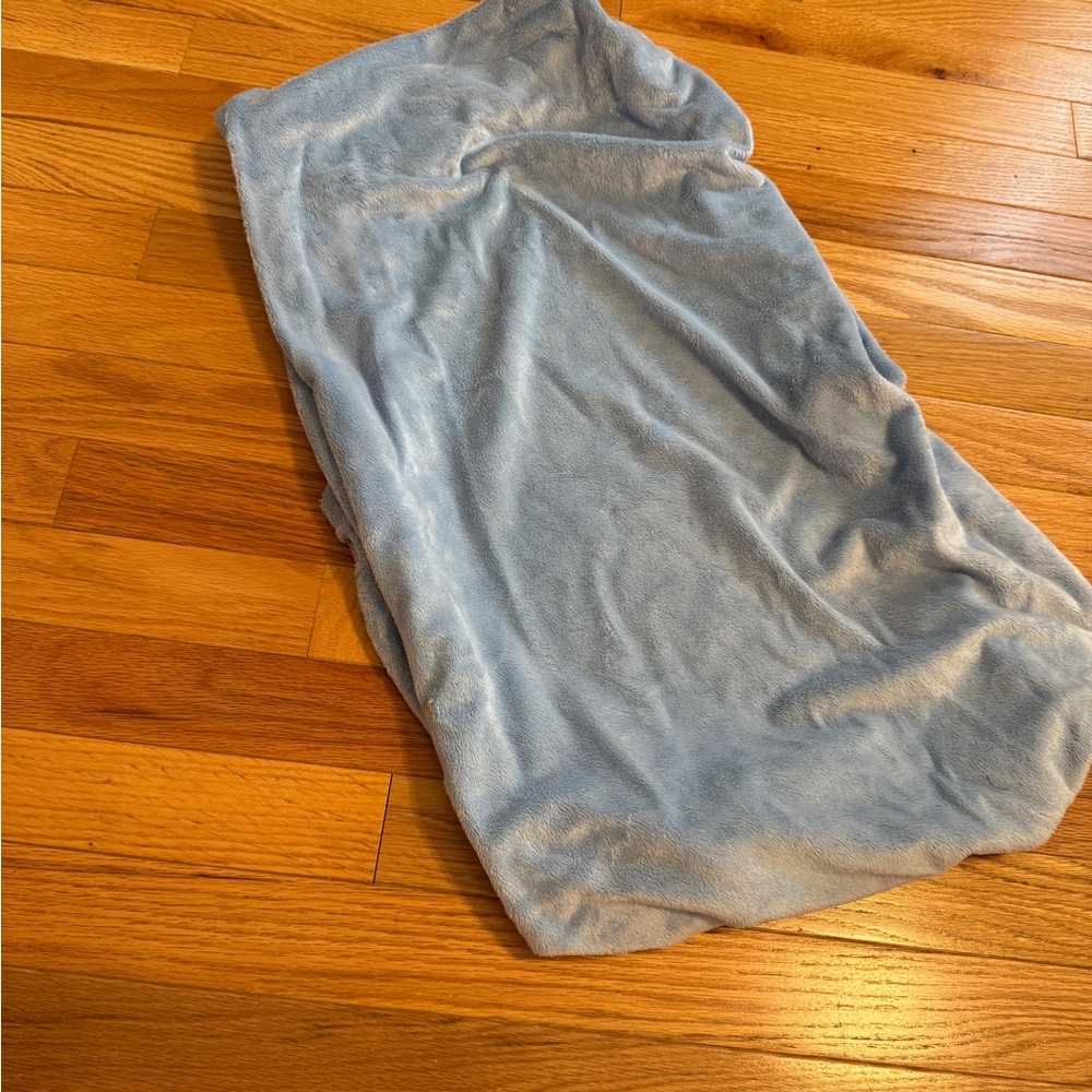 Soft Blue fitted changing table pad cover
